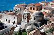 Traditional fortified village of Monemvasia and a Byzantine