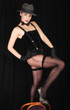 Cabaret sexy Lady in Blac Cabaret sexy Lady in Blac