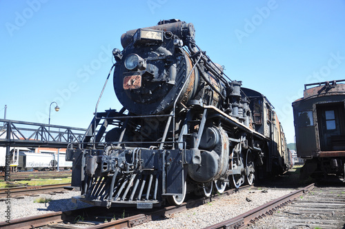Photo: Steam locomotive in Steamtown NHS in Pennsylvania, USA Steam locomotive in Steamtown NHS in Pennsylvania, USA
