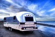 Wohnwagen am Strand