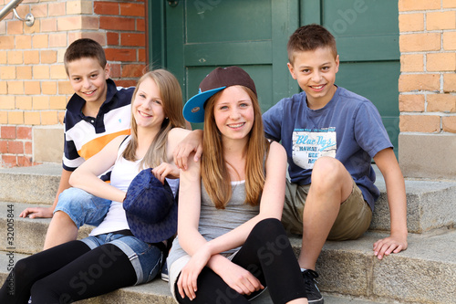 Foto: Jugendliche Clique Jugendliche Clique
