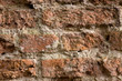 red grunge brick wall texture