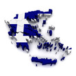 3D Map of Greece