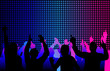 Silhouettes Of Partygoers (01)