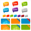 Web Text Boxes And Speech Bubbles