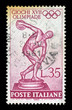 discobolus statue postage stamp