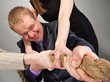 Business team pulling a rope