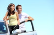 Happy Couple with car Happy Couple with car