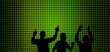 Silhouettes Of Partygoers (04)