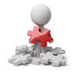 3d small people - found puzzle