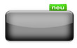 Glossy Button mit Etikett grau