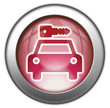 Red glossy 3D effect button 