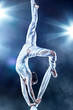 Young woman gymnast