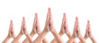 put hands together in salute