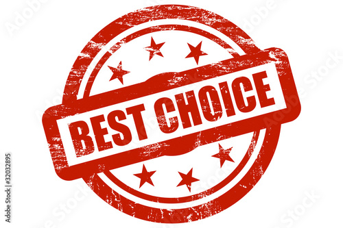 Illustration: Sternen Stempel rot BEST CHOICE Sternen Stempel rot BEST CHOICE