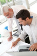 Architects working on planning Architects working on planning