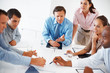 Executives discussing project