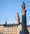Beffroi et façades d'immeubles du centre ville de Lille Beffroi et façades d'immeubles du centre ville de Lille