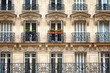Apartment building with balcony