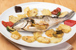 orata al forno con patate