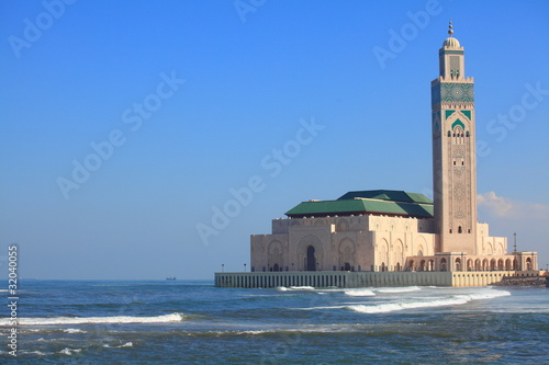 Foto: Die Hassan II Moschee in Casablanca Die Hassan II Moschee in Casablanca