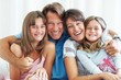 Smiling family