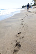Frau am Strand
