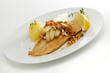 Pangasiusfilet mit frischem Spargel und Polnischer Buttersoße