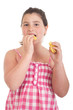 Girl eating chips