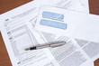 Pen and the letterheads