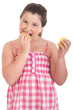 Girl eating chips