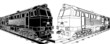 Train Locomotive Vector 03