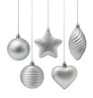 Silver Christmas decoration