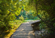 Pathway in KRKA park at Croatia