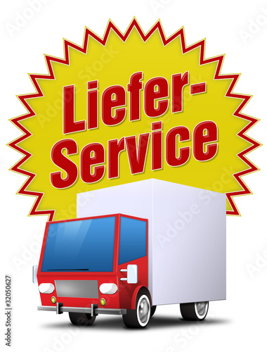 Illustration: icon lieferservice icon lieferservice