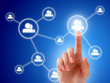 Social network concept. Social network concept.