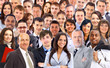 Collage of a large group of people faces