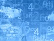 blue sky numbers background blue sky numbers background