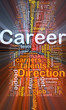 Career background concept glowing