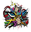 BD cartoon pop art illustration BD cartoon pop art illustration