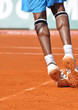 Service tennis terre battue