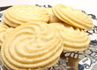 Viennese Swirl Biscuits close up Viennese Swirl Biscuits close up