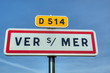 Ver Sur Mer - Panneau de commune