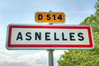 Asnelles - Panneau de commune