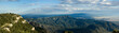 Panorama of mountains and forrests