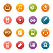 Colored Dots - Media Icons