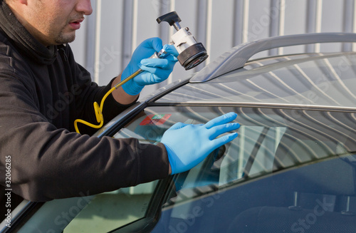 Photo: repair crack in windshield repair crack in windshield