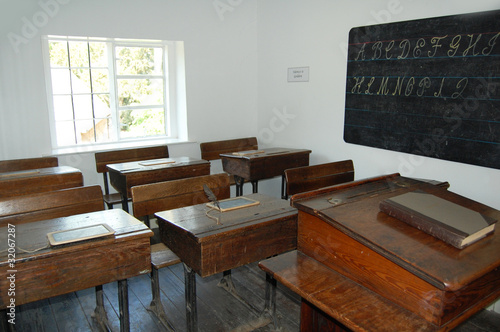 Photo: old victorian classroom old victorian classroom