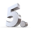 Shiny 5th with Round Dot - Metallic