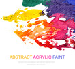 Abstract acrylic painted background